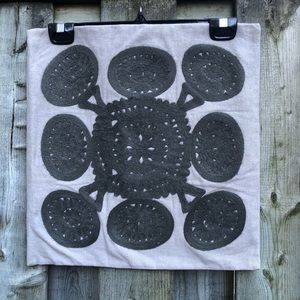 West Elm Appliqué Cushion Cover